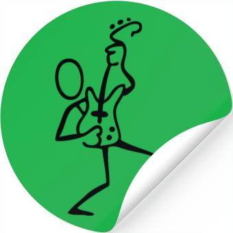 Discover Guitar Player Stickers
