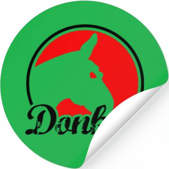 Discover Donkey Poker Stickers