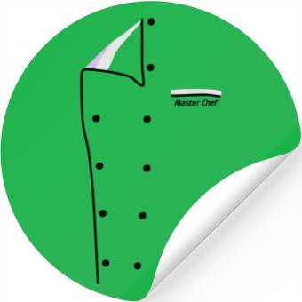 Discover Chef jacket Stickers