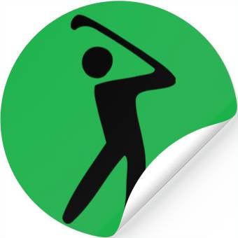 Discover ۞»♥Golf Player Icon-Vector Golf Putting Design♥«۞ Stickers