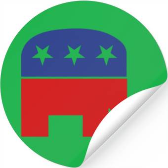Discover Republican elephant Stickers