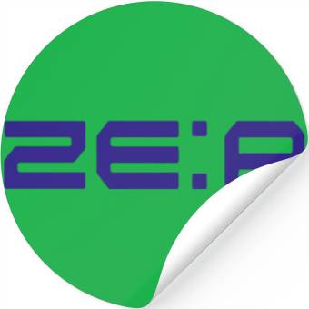 Discover ZE:A Logo Purple Stickers