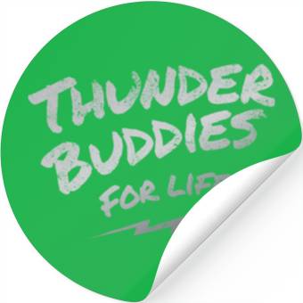 Discover thunder buddies for life – silver Stickers