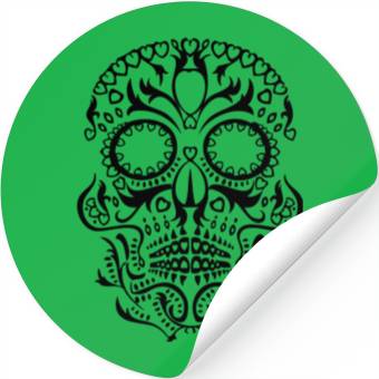 Discover Sugar Skull Stickers