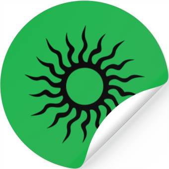 Discover Tribal Sun Stickers