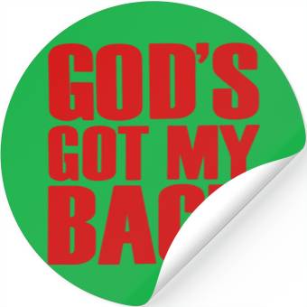 Discover GOD'S GOT MY BACK Stickers