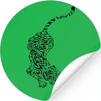 Discover Tribal Tiger Stickers