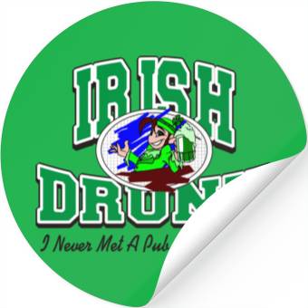 Discover Irish Drunk Stickers