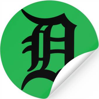 Discover Detroit D Stickers