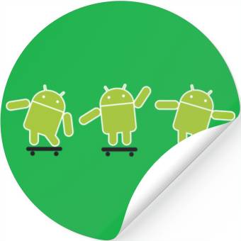 Discover Android Skate Lime Stickers