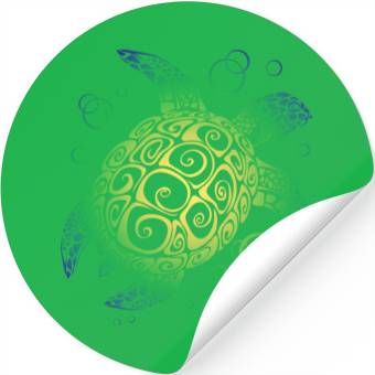 Discover Sea Turtle Stickers