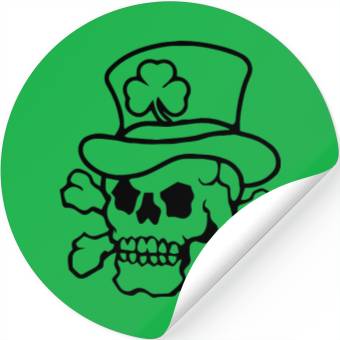 Discover irish skull Stickers
