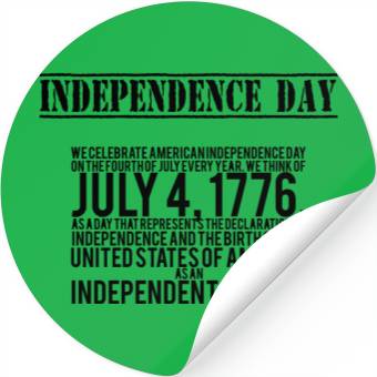 Discover american independence day Stickers