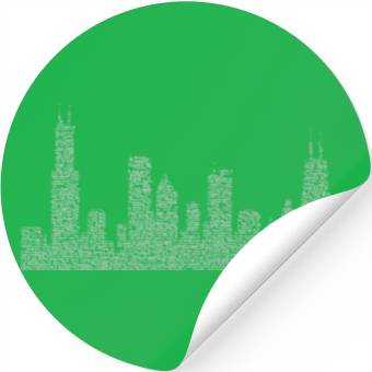 Discover Hog Butcher Chicago Skyline Stickers