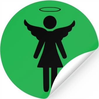 Discover Angel Girl Stickers