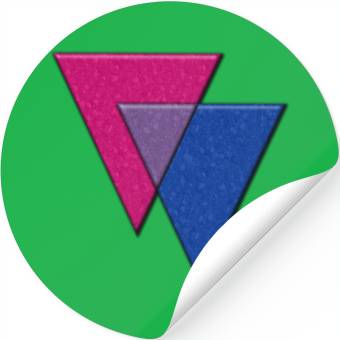 Discover Bisexual Pride Triangles Stickers