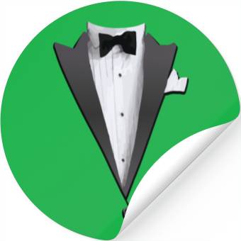 Discover Tuxedo Jacket Costume Stickers