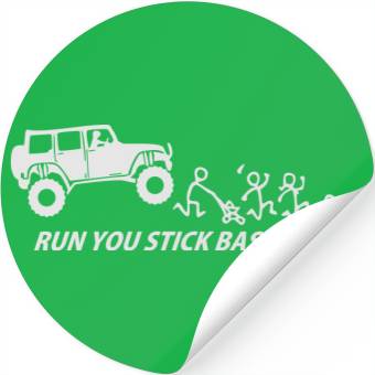 Discover Jeep...Run Stickers