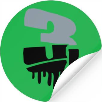 Discover 3 three graffiti logo Stickers