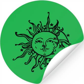 Discover Moon & Sun Stickers