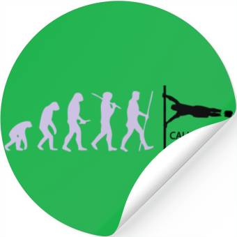 Discover Calisthenics Human Flag Evolution Stickers