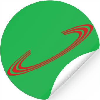 Discover Planet with Rings Stickers
