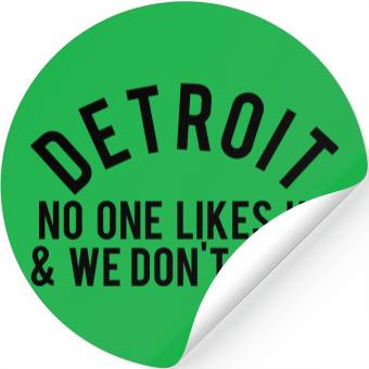 Discover Detroit No One Stickers