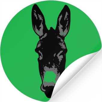 Discover Donkey head Stickers