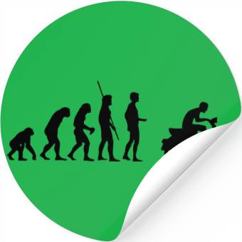 Discover Evolution Vespa Scooter Stickers