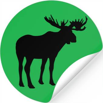 Discover Moose Stickers