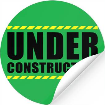 Discover Under construction Stickers
