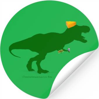 Discover Cheesehead Cheeseheadasaurus Packers Dinosaur Stickers
