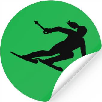 Discover Skiing Stickers