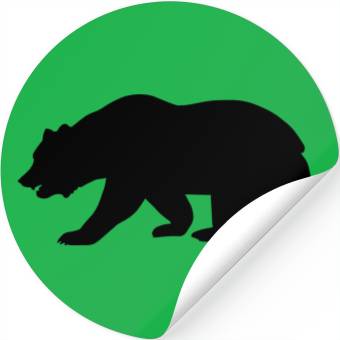 Discover California Bear Stickers