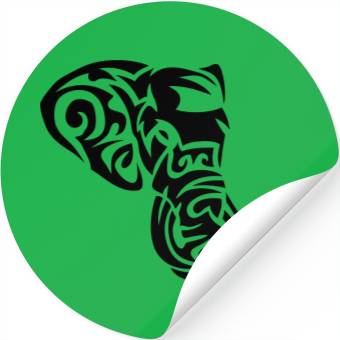 Discover tribal elephant 402 Stickers