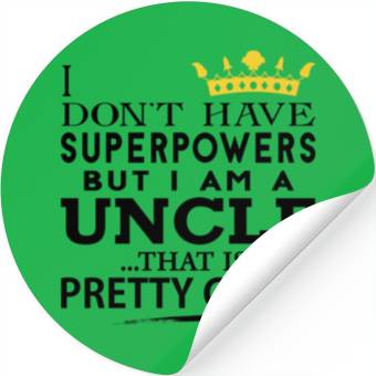 Discover SUPER UNCLE! Stickers