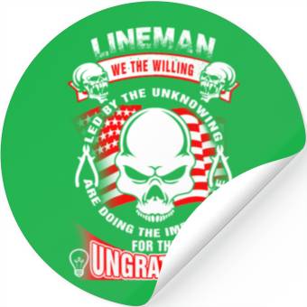 Discover Lineman - We are doing the impossible Stickers