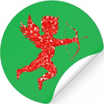 Discover Ruby Martin74 Cupid Silhouette Stickers