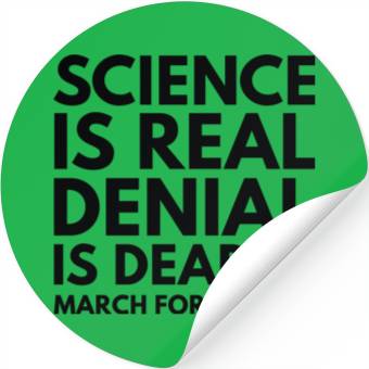 Discover Science Is Real Stickers