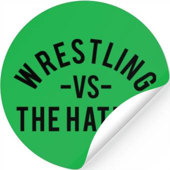 Discover Wrestling vs. the Haters Stickers