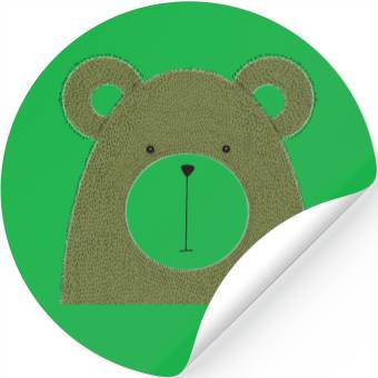 Discover Cute Bear - by MEOW Stickers