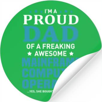 Discover Mainframe Computer Operator Stickers