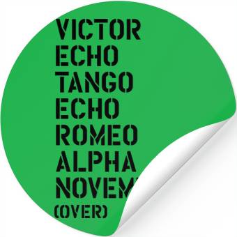 Discover Victor Echo Tango Echo Romeo... over - VETERAN Stickers