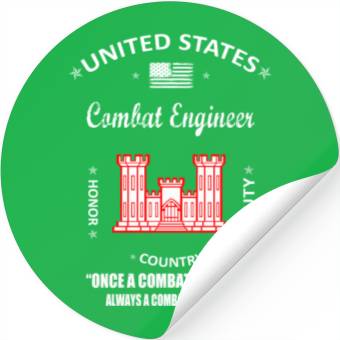 Discover combat engineer, us army combat engineer, army com Stickers