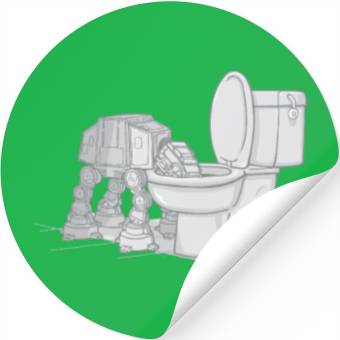 Discover Funny Star Wars comic Stickers
