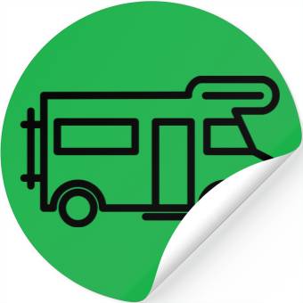 Discover Caravan Icon Stickers