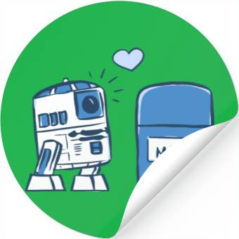 Discover Funny Star Wars r2d2 comic Stickers