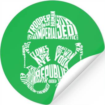 Discover Star Wars typography Stickers
