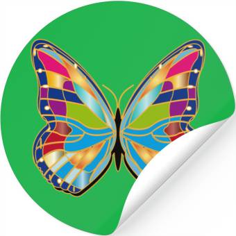 Discover Butterfly patch Stickers