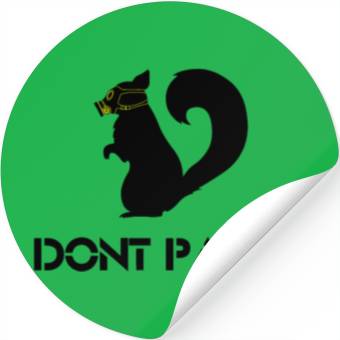 Discover Don't panic squirrel Stickers